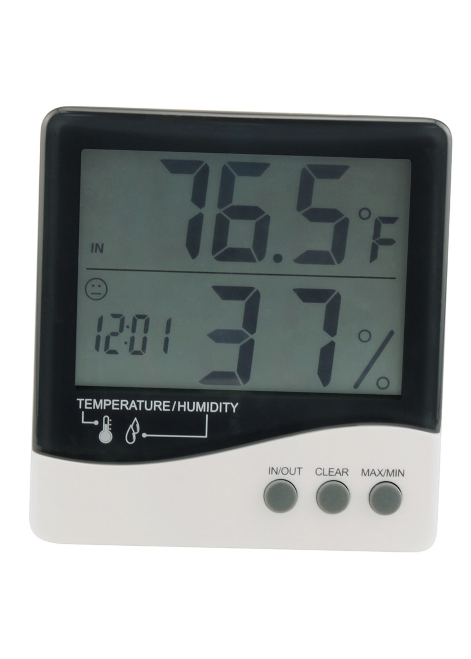 Growers Edge Grower's Edge Large Display Thermometer / Hygrometer (20/Cs)