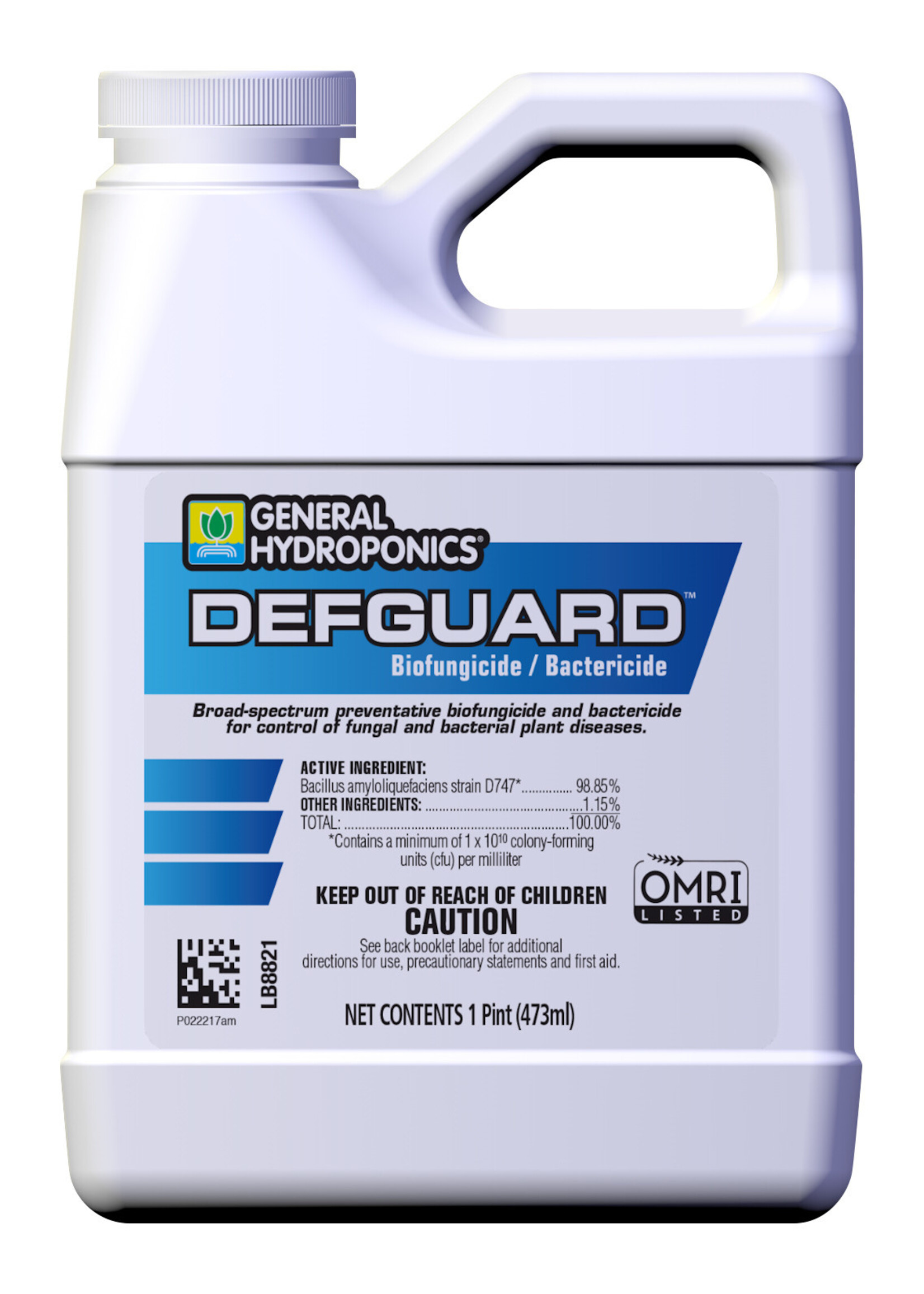 General Hydroponics GH Defguard Biofungicide / Bactericide Pint (12/Cs)
