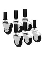 Fast Fit Fast Fit HD Caster Wheels - 6 pc