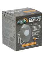 Growers Edge Vertical Fold-Flat Respirator Mask w/ Valve (10pk)