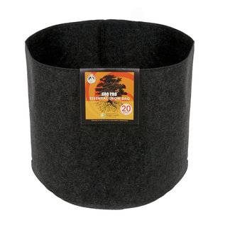 Gro Pro Gro Pro Essential Round Fabric Pot - Black