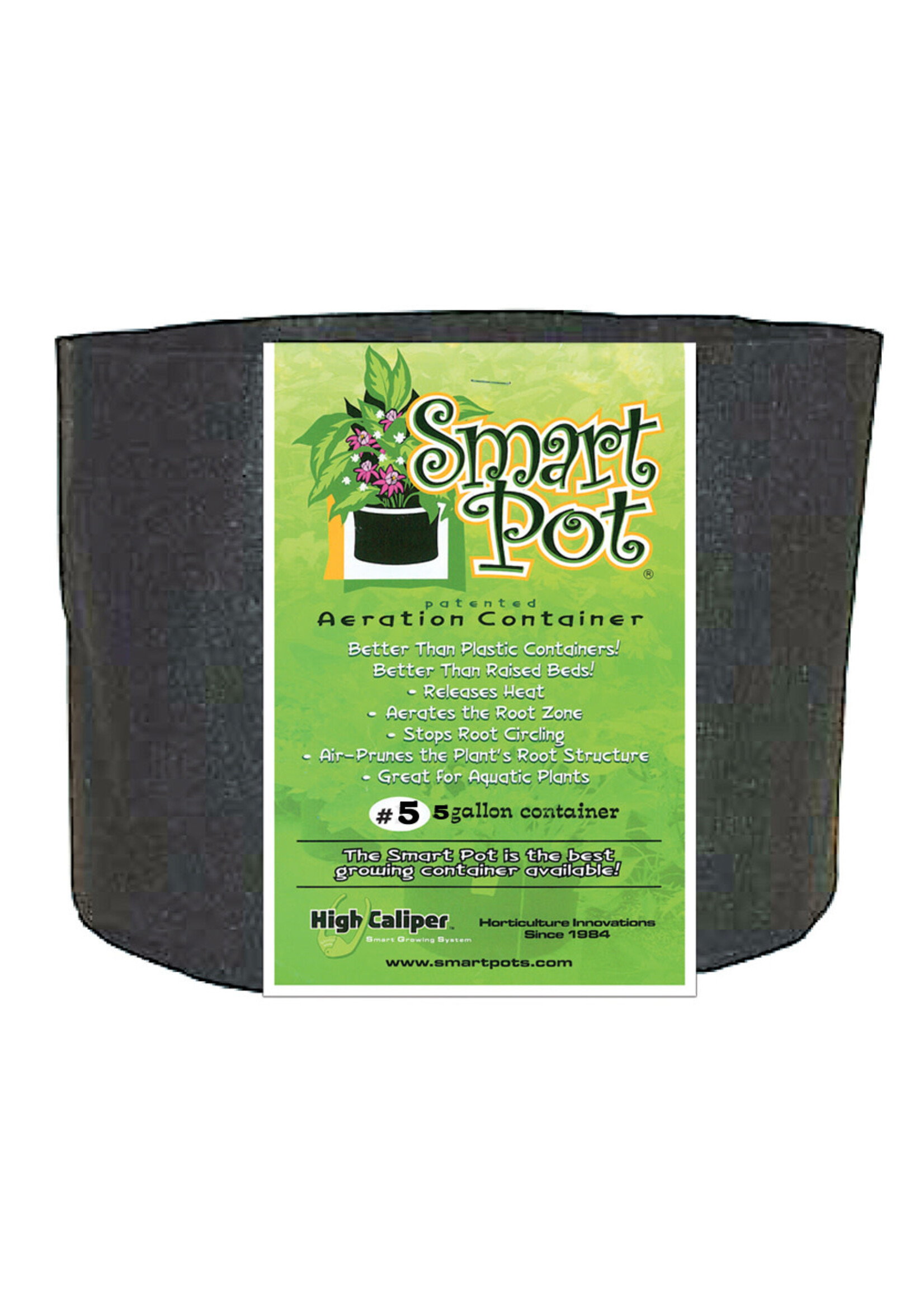 Smart Pot Smart Pot Black 5 Gallon (50/Cs)