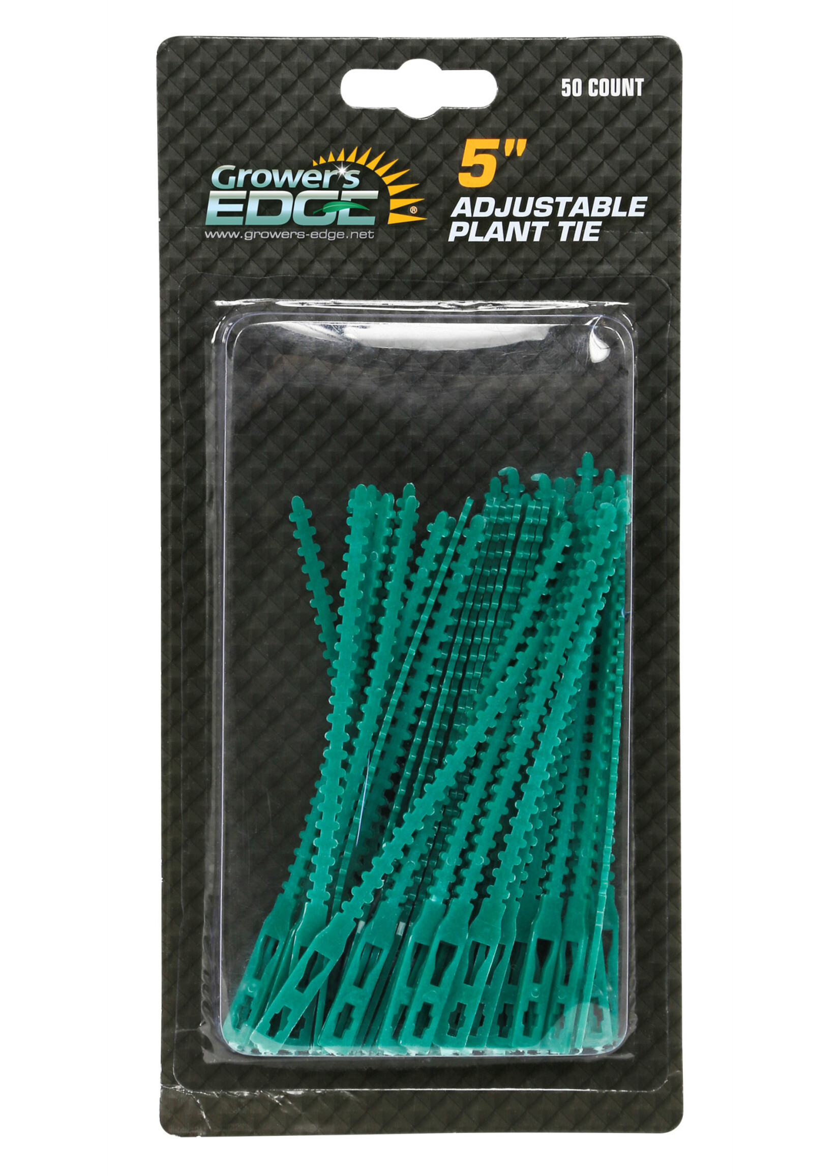 Growers Edge Grower's Edge Plastic Adjustable Plant Tie 5 in (50 pack)