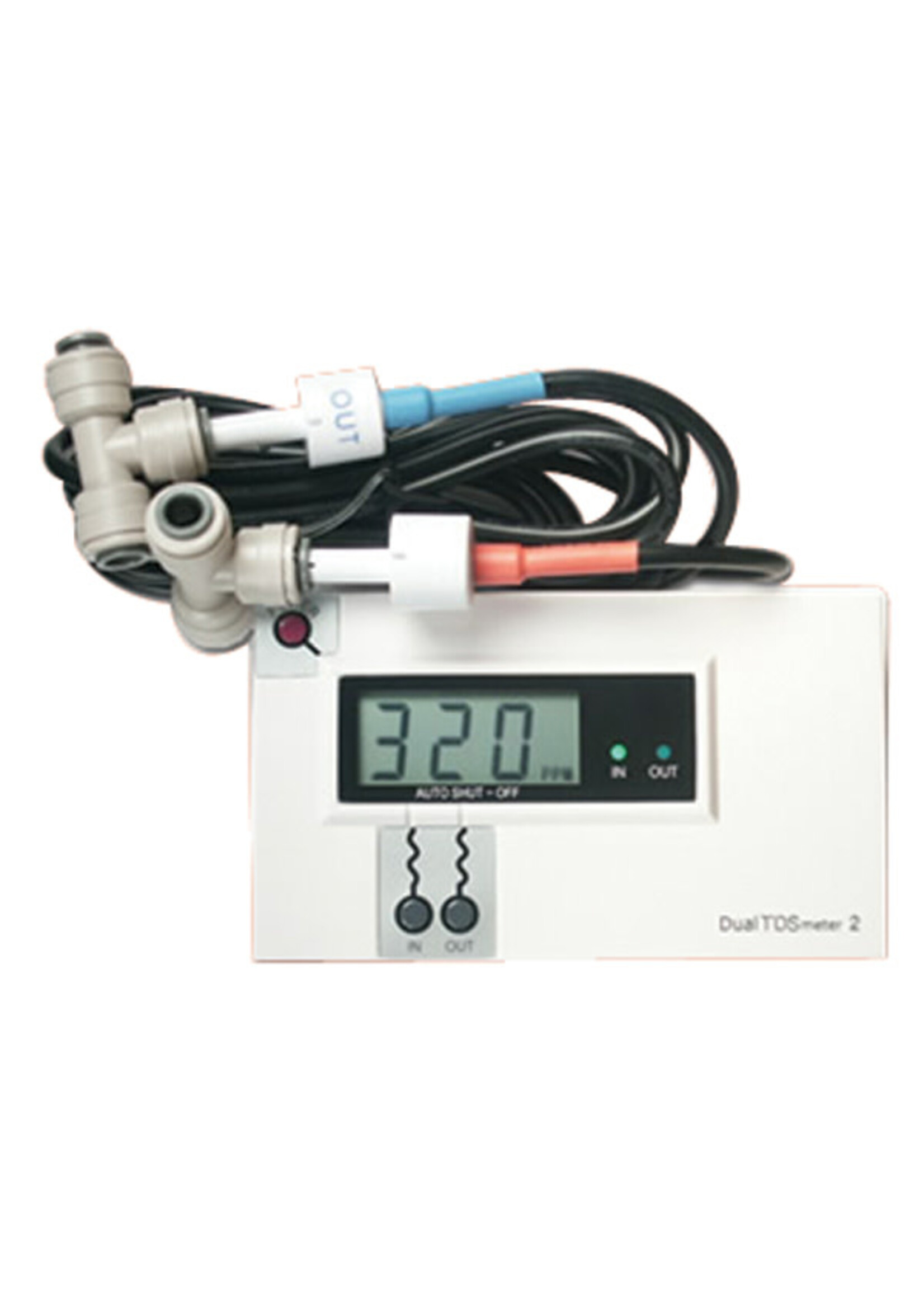 Hydrologic Hydro-Logic TDS Pro White in/out PPM monitor with 1/2Inches in & 3/8Inches out