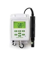 GroLine pH, EC/TDS and temperature monitor for nutrient  solutions supplied with HI1285-9 probe with 3/4" threaded  connection; 115 VAC