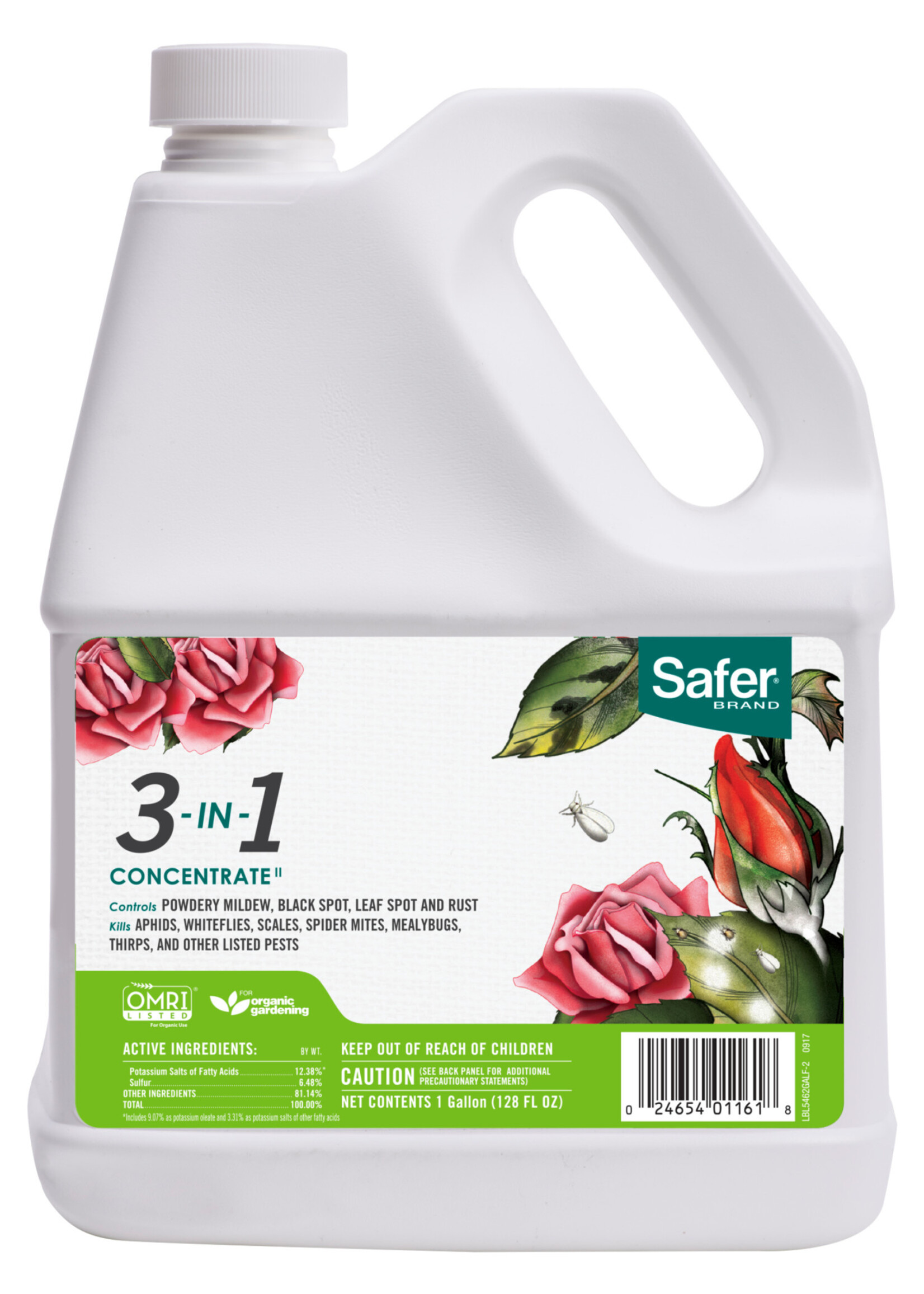 Safer Safer 3-in-1 Garden Spray Conc. Gallon (4/Cs)