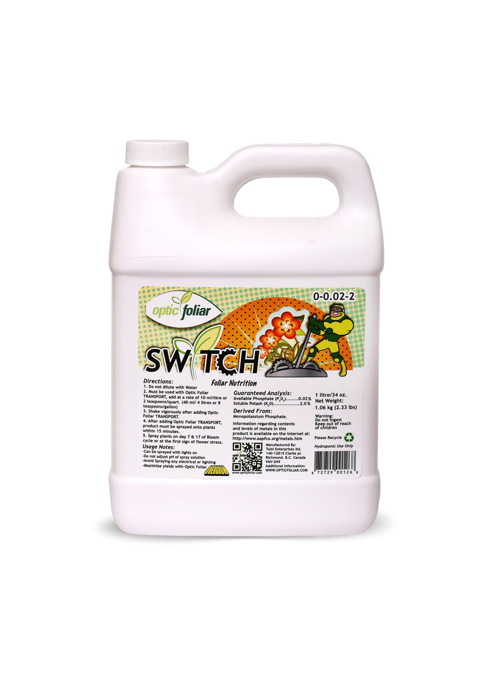 Optic Foliar Optic Foliar Switch 1L