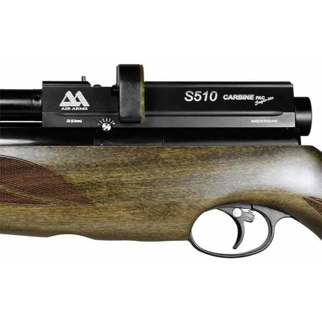 Air Arms Air Arms S510 FAC S/L Carbine Super-Lite .22 Cal, Hunter Green Stock