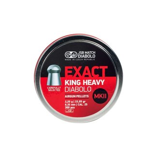 JSB Match Diabolo JSB Match Diabolo Exact King Heavy MKII .25 Cal, 33.95gr