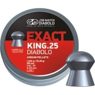 JSB Match Diabolo Exact King .25 Cal, 25.4g - 350ct