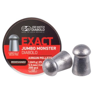 JSB Match Diabolo Redesigned Exact Jumbo Monster .22 cal, 25.39gr