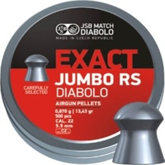 JSB Match Diabolo JSB Match Diabolo Exact Jumbo RS .22 Cal, 13.43gr