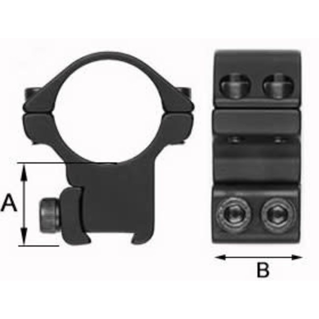 SportsMatch U.K. Sports Match 30mm Two Piece, High, Dovetail