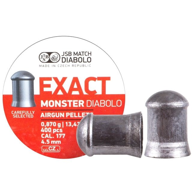 JSB Match Diabolo Exact Monster .177 Cal - 13.43gr - 400ct