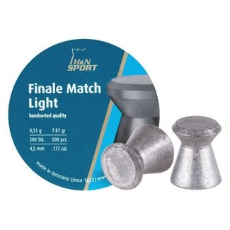 H&N Finale Match Light .177 Cal, 7.87gr - 4.50mm