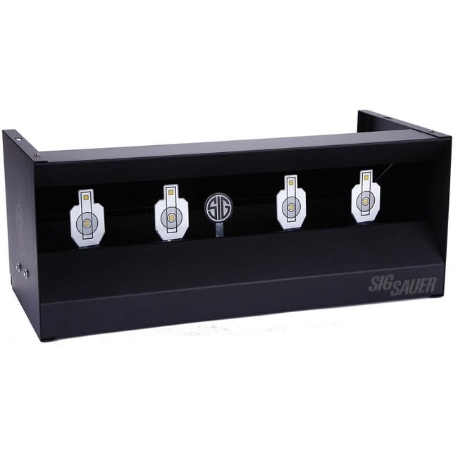 Sig Sauer Quad Gallery Shooting Target - Resetting