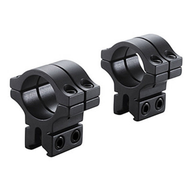 BKL Technologies BKL 1" Double Strap Dovetail Rings - Matte Black