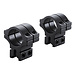 BKL Technologies 1" Double Strap Dovetail Rings - Matte Black