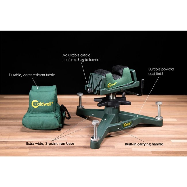 Caldwell The Rock DLX Shooting Rest & Rear Bag Combo