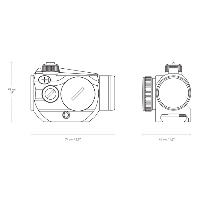 Hawke Hawke Vantage Red Dot 1x20 Weaver Mount