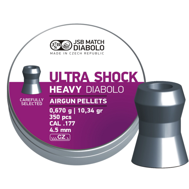 JSB Match Diabolo JSB Ultra Shock .177 Cal, 10.34gr