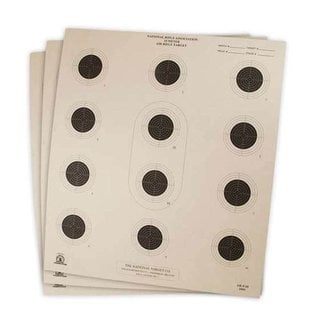 Crosman NRA 10M Air Rifle Target - 100pk