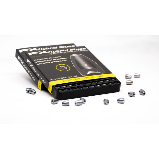 FX Airguns FX Hybrid Slugs .25 Cal - 26gr - 100ct