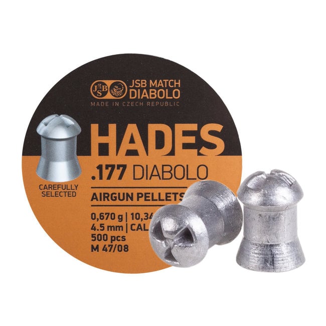 JSB Match Diabolo JSB Hades .177 Cal - 10.34gr