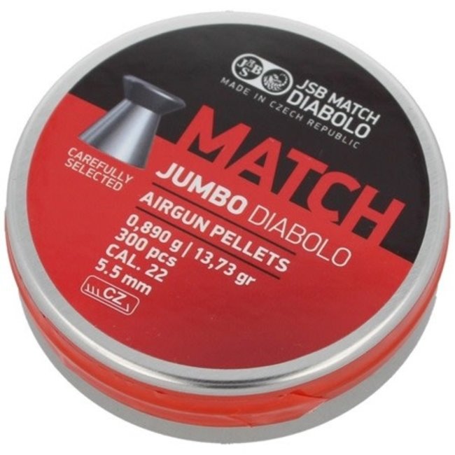 JSB Match Diabolo JSB Jumbo Match Wadcutter .22 Cal, 13.73gr - 300ct