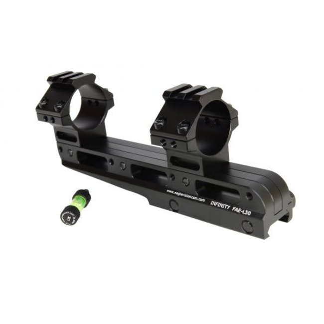 Eagle Vision Infinity Forward Elevation Adujstable Scope Mount 30mm Rings - Picatinny