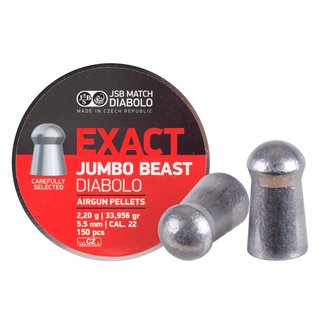 JSB Match Diabolo JSB  Beast Jumbo .22 Cal, 33.956gr - 150ct