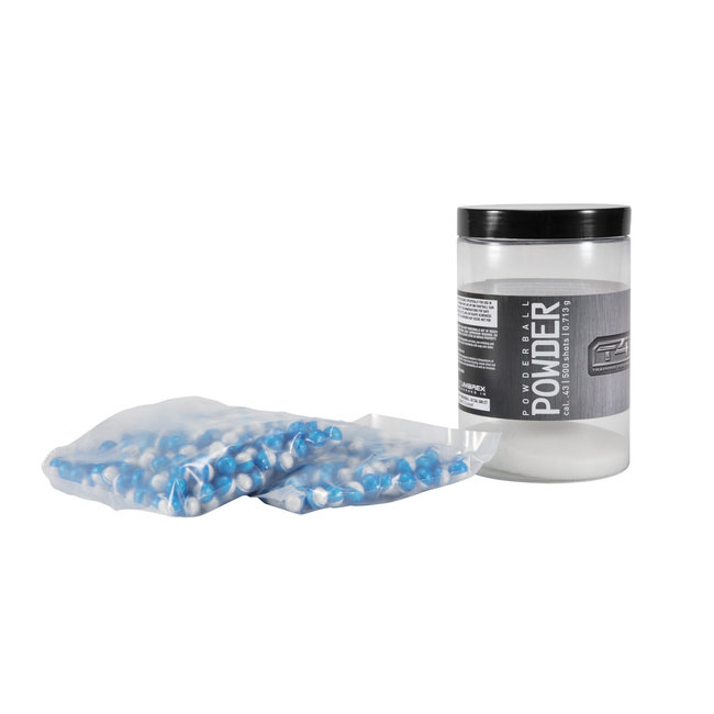 Umarex T4E Powder Balls - .43 Cal - Blue/White - 500ct