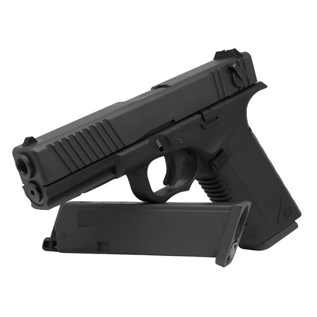 Barra 009 Full Auto Blowback CO2 BB Pistol