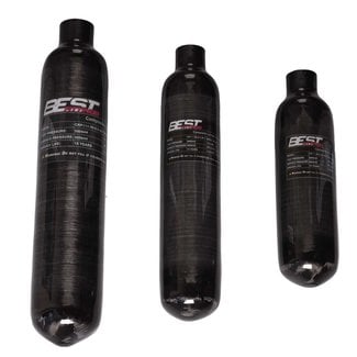 Best Fittings 300BAR Carbon Fibre Buddy Bottles – BARE No Valve