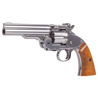 Barra Schofield No. 3 BB Revolver - 5" Barrel - Chrome