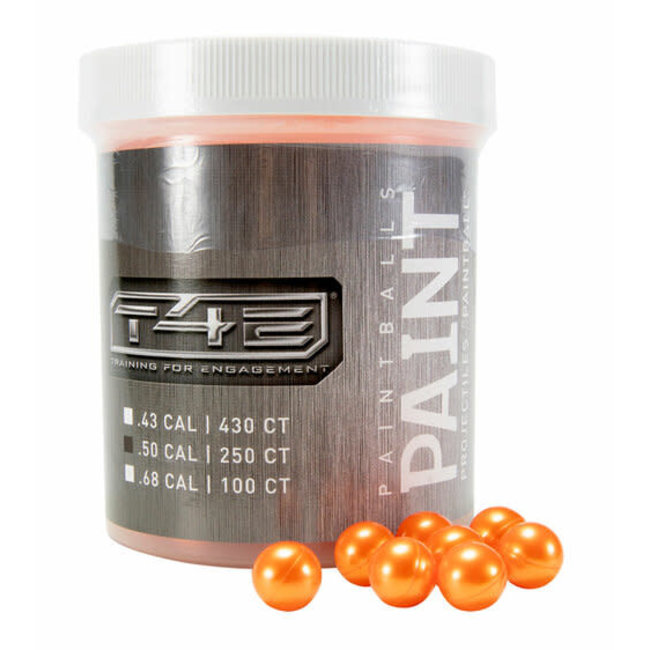 T4E T4E - Paintball - Orange - 250 ct .50 Cal