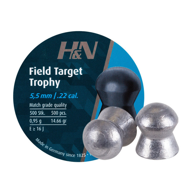 H&N H&N Field Target Trophy .22 Cal, 14.66gr - 5.54mm Head Size