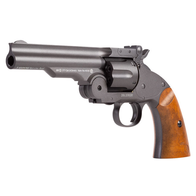 Barra Schofield No. 3 BB Revolver - 5" Barrel - Black