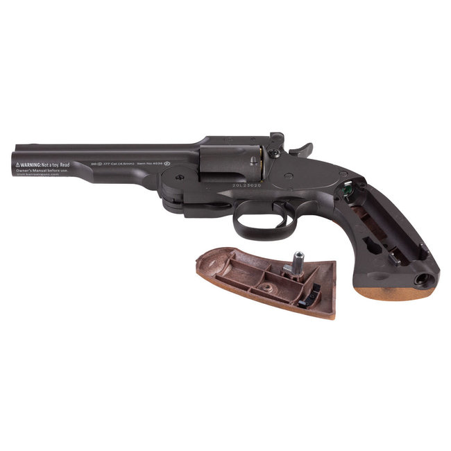 Barra Schofield No. 3 BB Revolver - 5" Barrel - Black