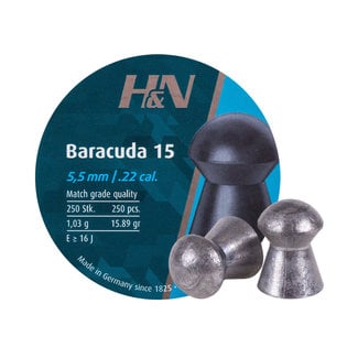 H&N H&N Baracuda 15 .22 Cal - 15.89gr