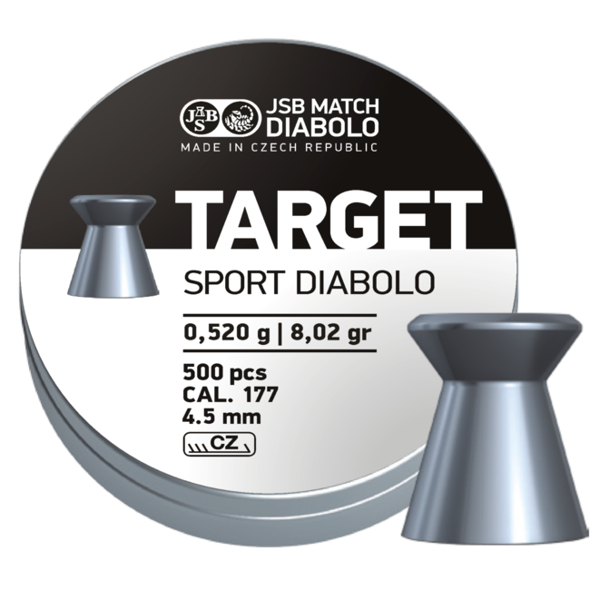 JSB Match Diabolo JSB Diabolo Target Sport .177 Cal, 8.02 gr