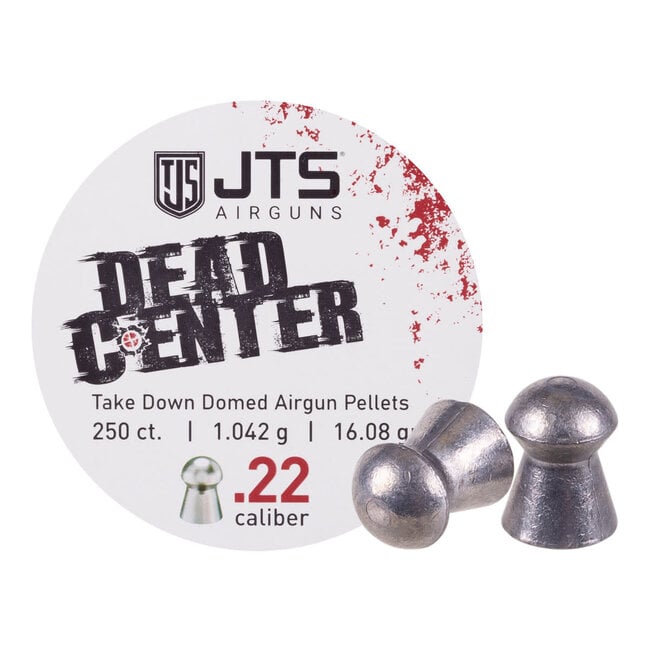 JTS Dead Center Precision Pellets .22 Cal - 16.08gr - 250ct