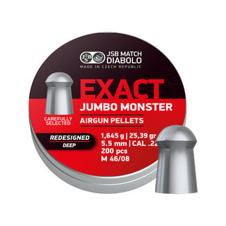 JSB Match Diabolo JSB Redesigned Jumbo Monster - DEEP SKIRT .22 Cal - 25.39gr