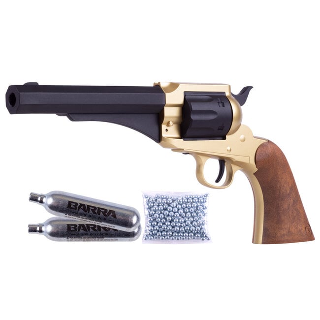 Barra 1858 CO2 BB Revolver Kit - Gold