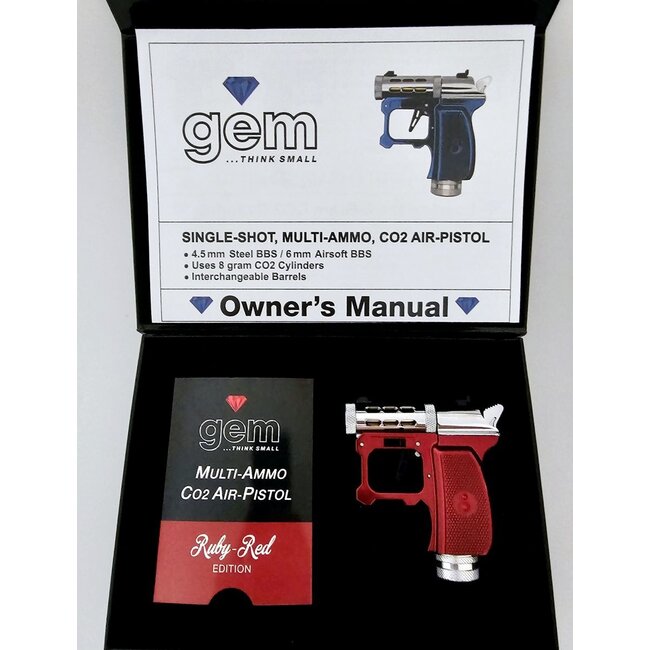 Alias Airguns Gem CO2 Air Pistol - Red Sapphire Edition