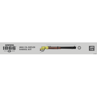 Barra 1866 CO2 .177 Rifled Barrel Kit: Includes Barrel, Adapter & 10 Shells