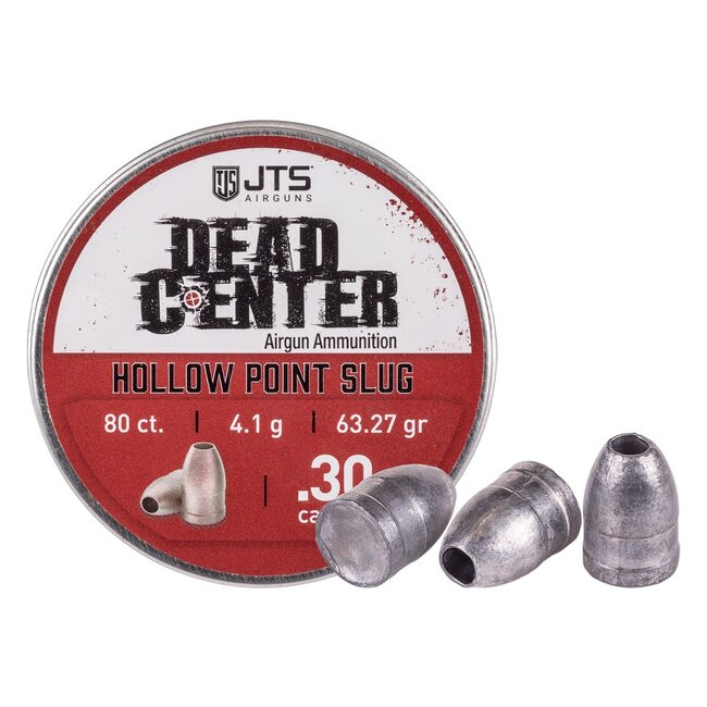 JTS Dead Center Precision Hollowpoint Slugs .30 Cal, 63.27gr, 80ct