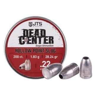 JTS Dead Center Precision Hollowpoint Slugs .22 Cal, 28.24gr, 200ct