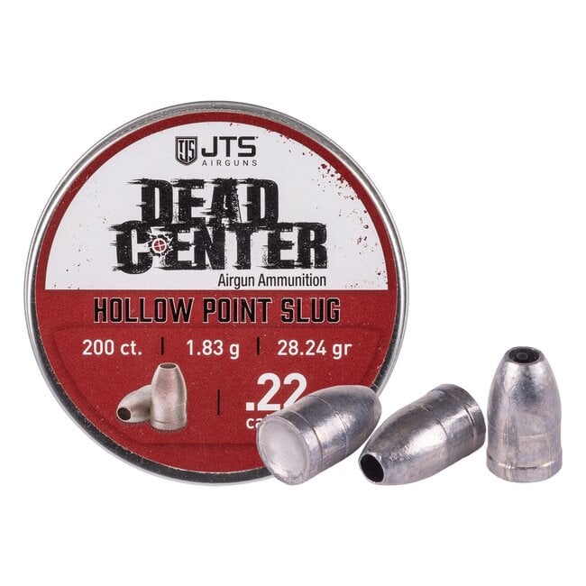JTS Dead Center Precision Hollowpoint Slugs .22 Cal, 28.24gr, 200ct