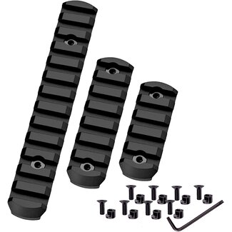 AGS M-Lok Picatinny Rails - 3pcs